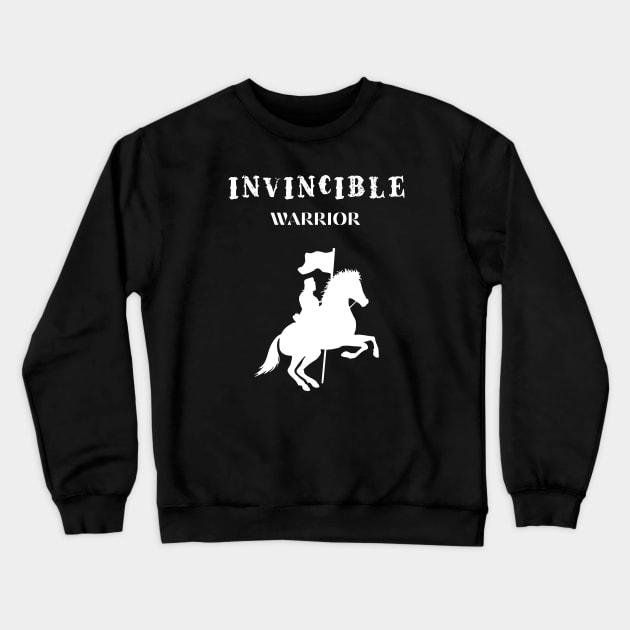 Invincible Warrior Crewneck Sweatshirt by MyUniqueTee